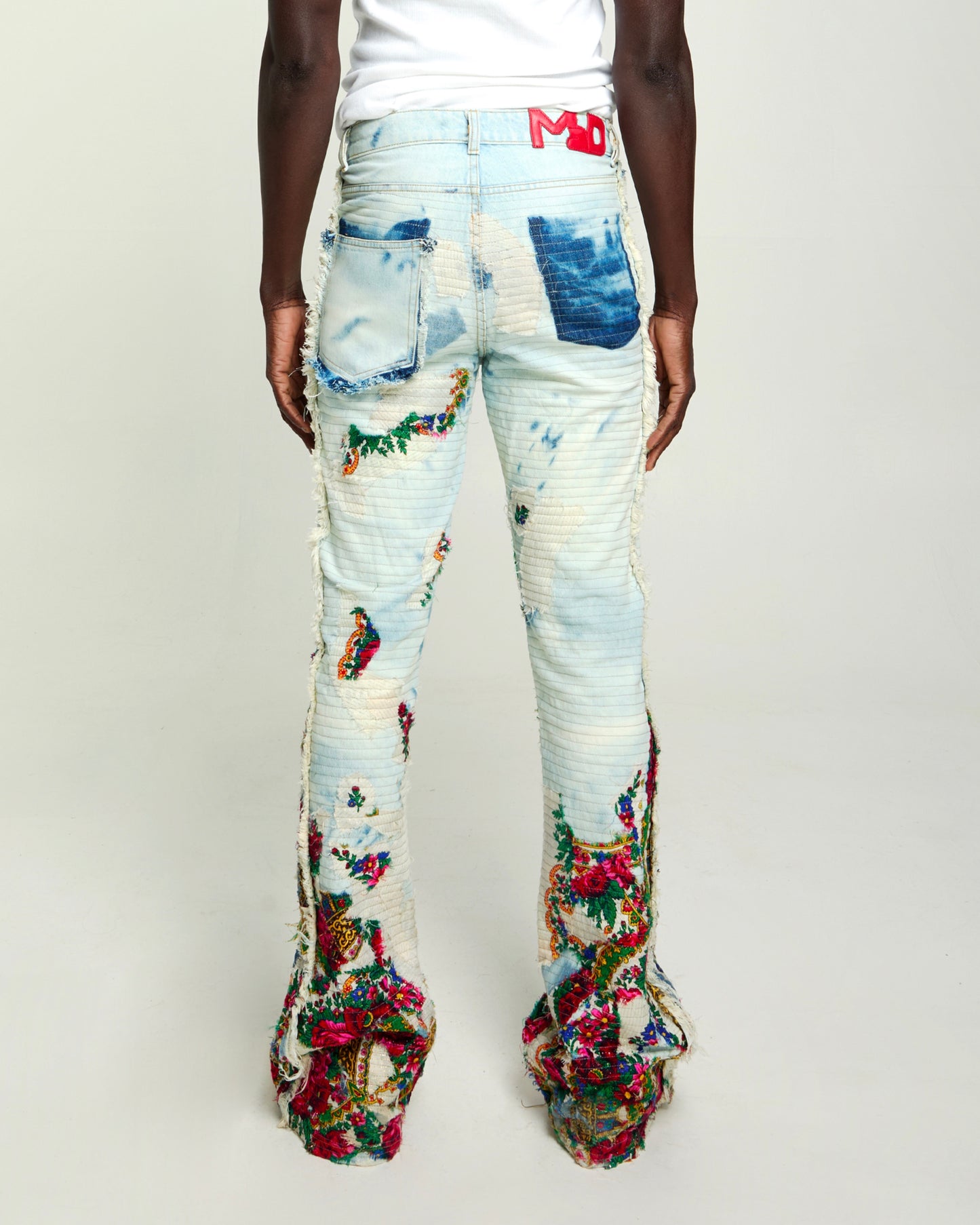 White Batic Jeans