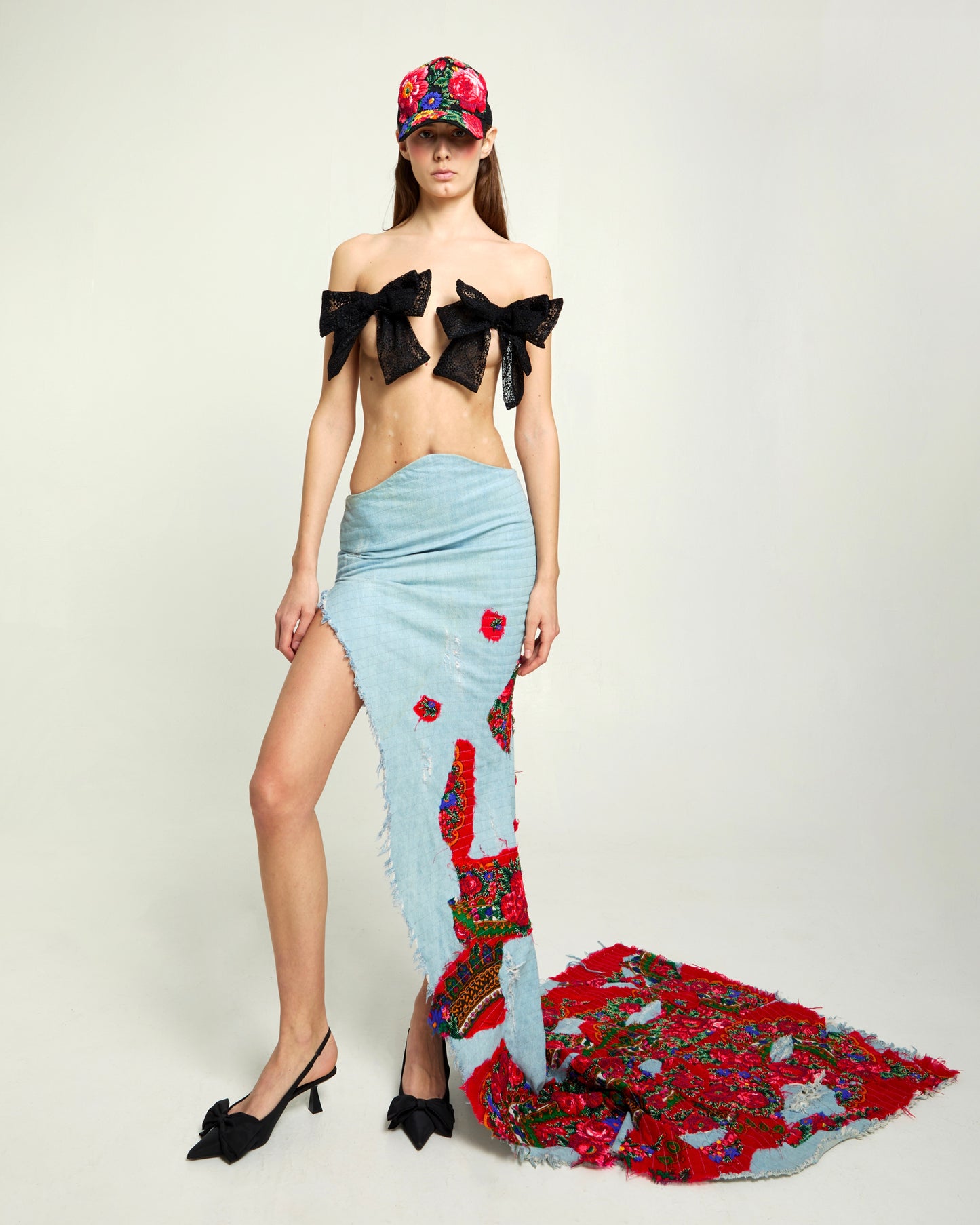 Mermaid Denim Skirt