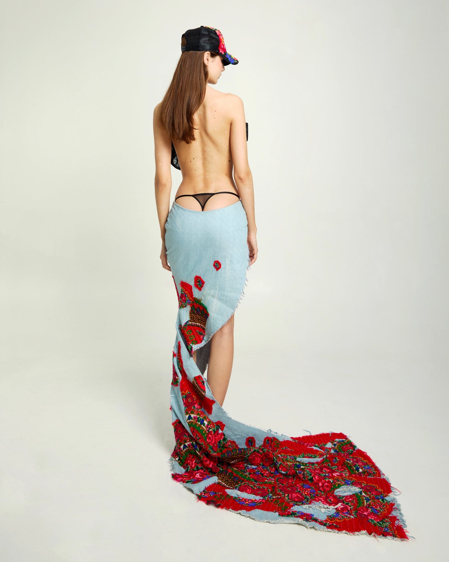 Mermaid Denim Skirt