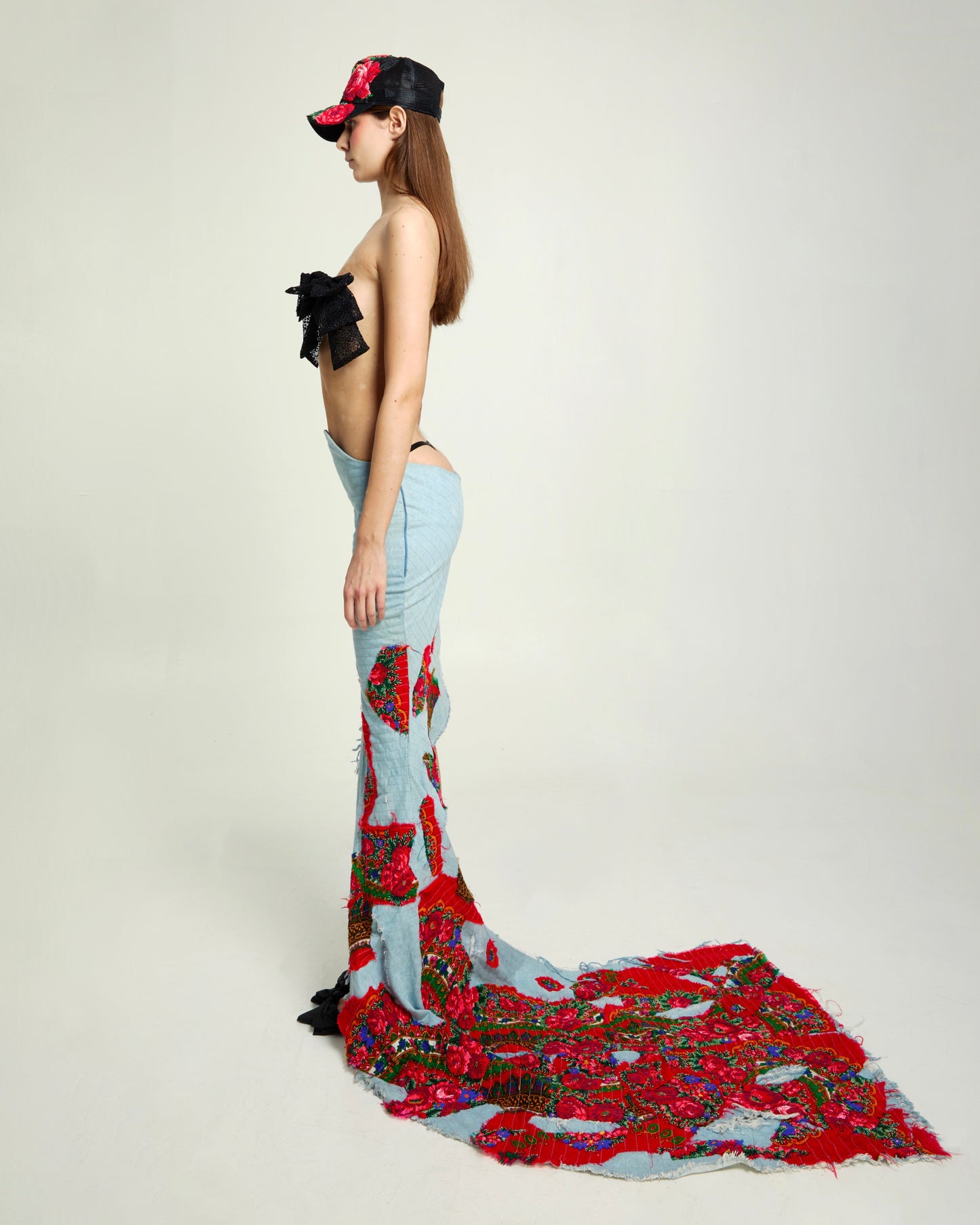 Mermaid Denim Skirt