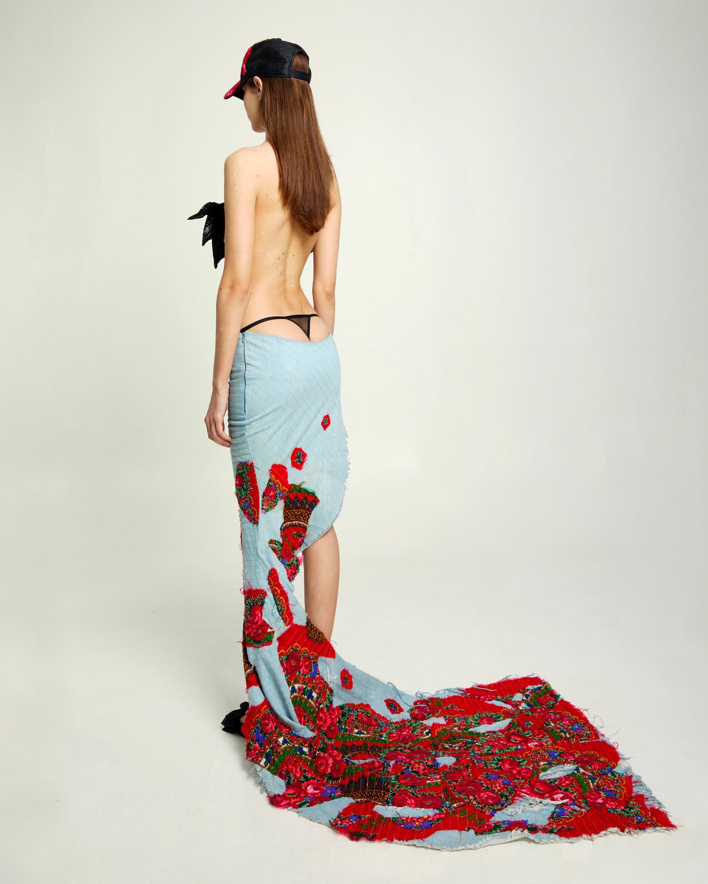 Mermaid Denim Skirt